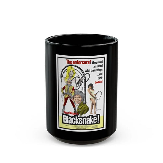 BLACK SNAKE 1973 Movie Poster - Black Coffee Mug-15oz-Go Mug Yourself