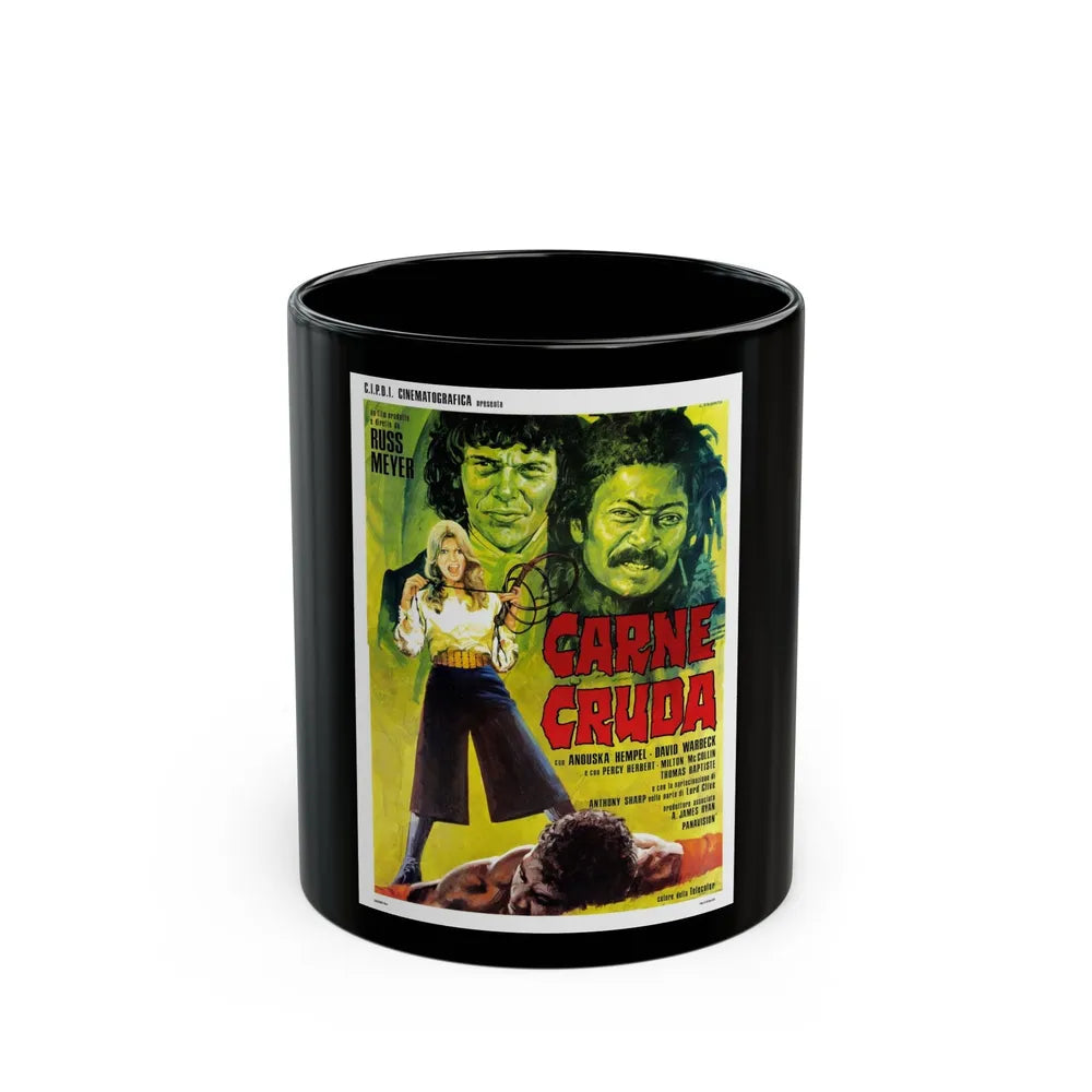 BLACK SNAKE (2) 1973 Movie Poster - Black Coffee Mug-11oz-Go Mug Yourself