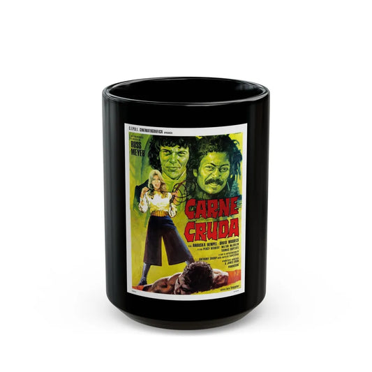 BLACK SNAKE (2) 1973 Movie Poster - Black Coffee Mug-15oz-Go Mug Yourself