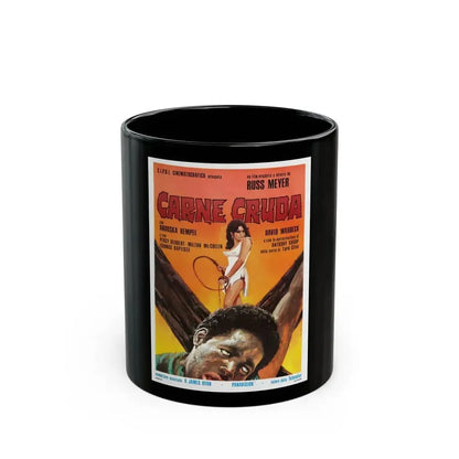 BLACK SNAKE (ITALIAN) 1973 Movie Poster - Black Coffee Mug 11oz - Go Mug Yourself