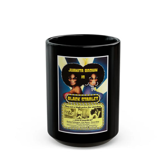 BLACK STARLET 1974 Movie Poster - Black Coffee Mug-15oz-Go Mug Yourself