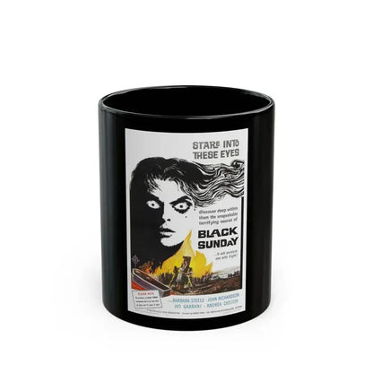 BLACK SUNDAY 1977 Movie Poster - Black Coffee Mug 11oz - Go Mug Yourself