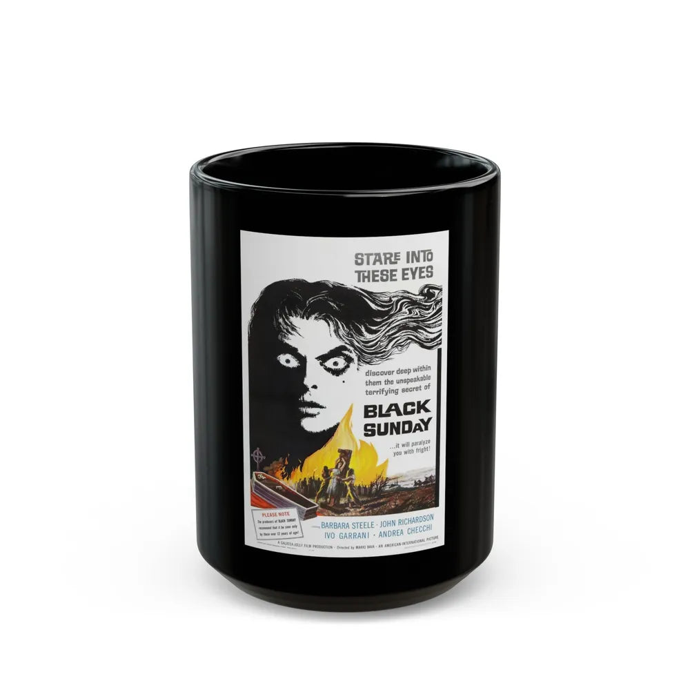 BLACK SUNDAY 1977 Movie Poster - Black Coffee Mug-15oz-Go Mug Yourself