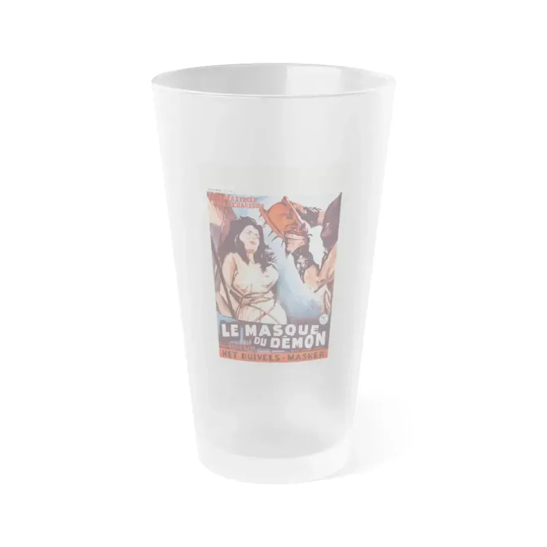 BLACK SUNDAY (BELGIAN) 1977 Movie Poster - Frosted Pint Glass 16oz 16oz Frosted - Go Mug Yourself