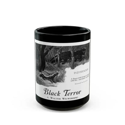 Black Terror (1), Bluebook, July 1931 - Black Coffee Mug 15oz - Go Mug Yourself