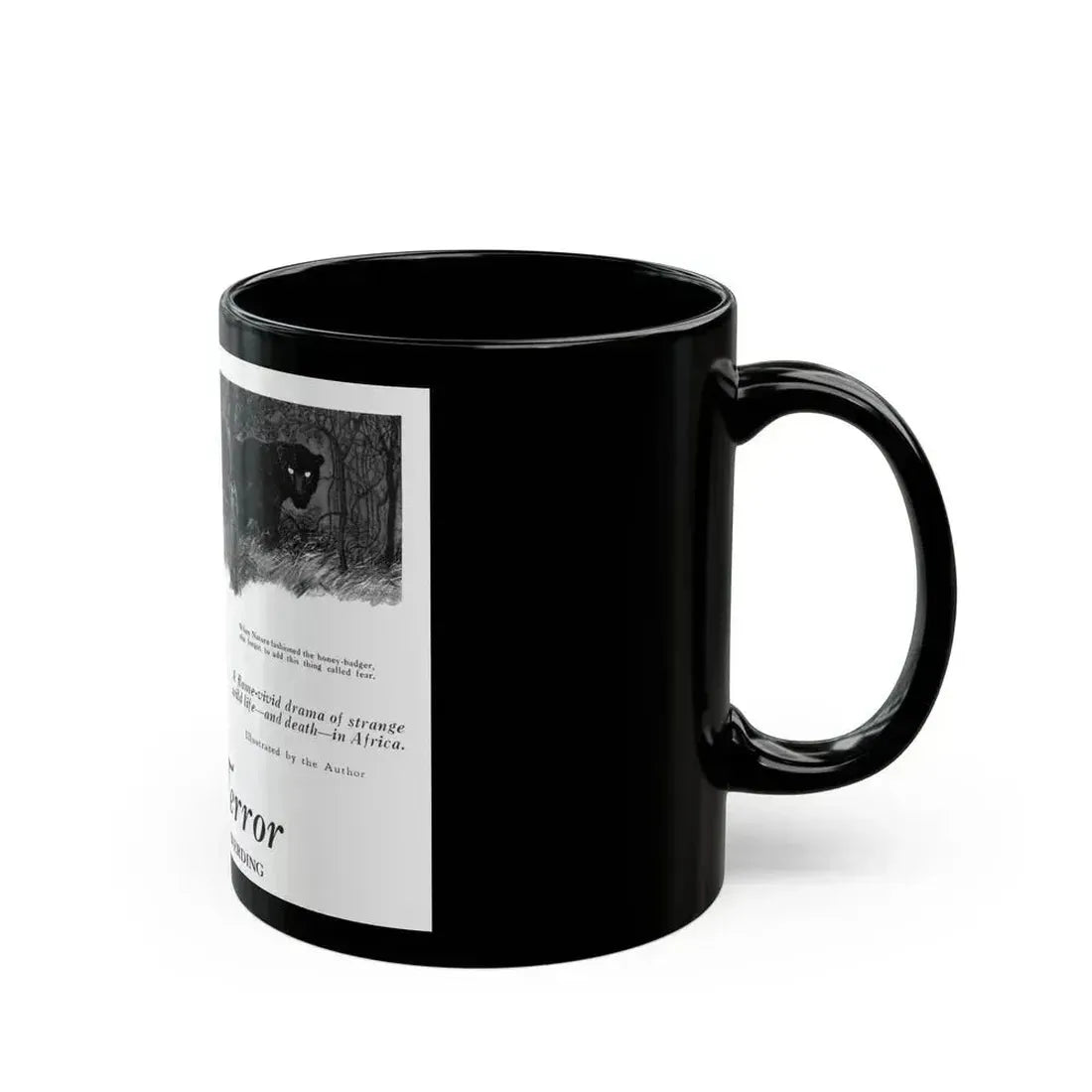 Black Terror (1), Bluebook, July 1931 - Black Coffee Mug - Go Mug Yourself