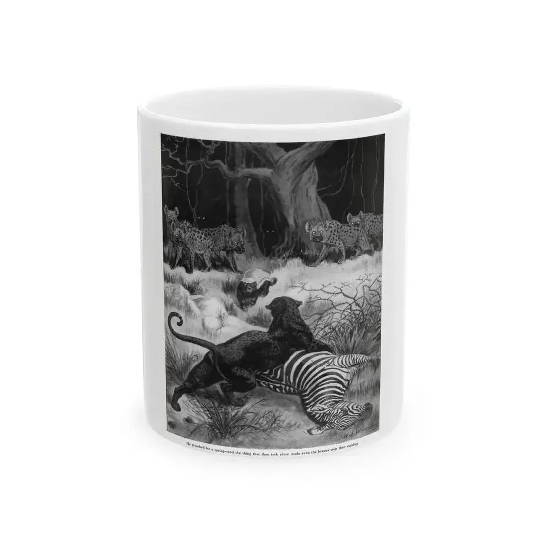 Black Terror (2), Bluebook, July 1931 - White Coffee Mug 11oz - Go Mug Yourself