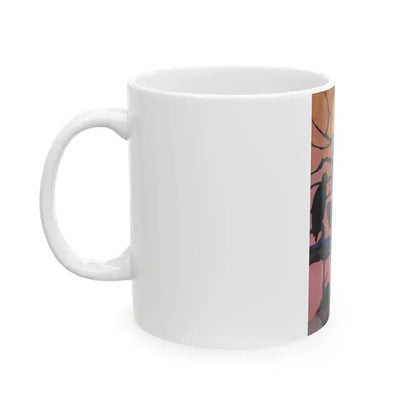 Black Thunder Trail, Wild West Weekly, April 1939 - White Coffee Mug - Go Mug Yourself