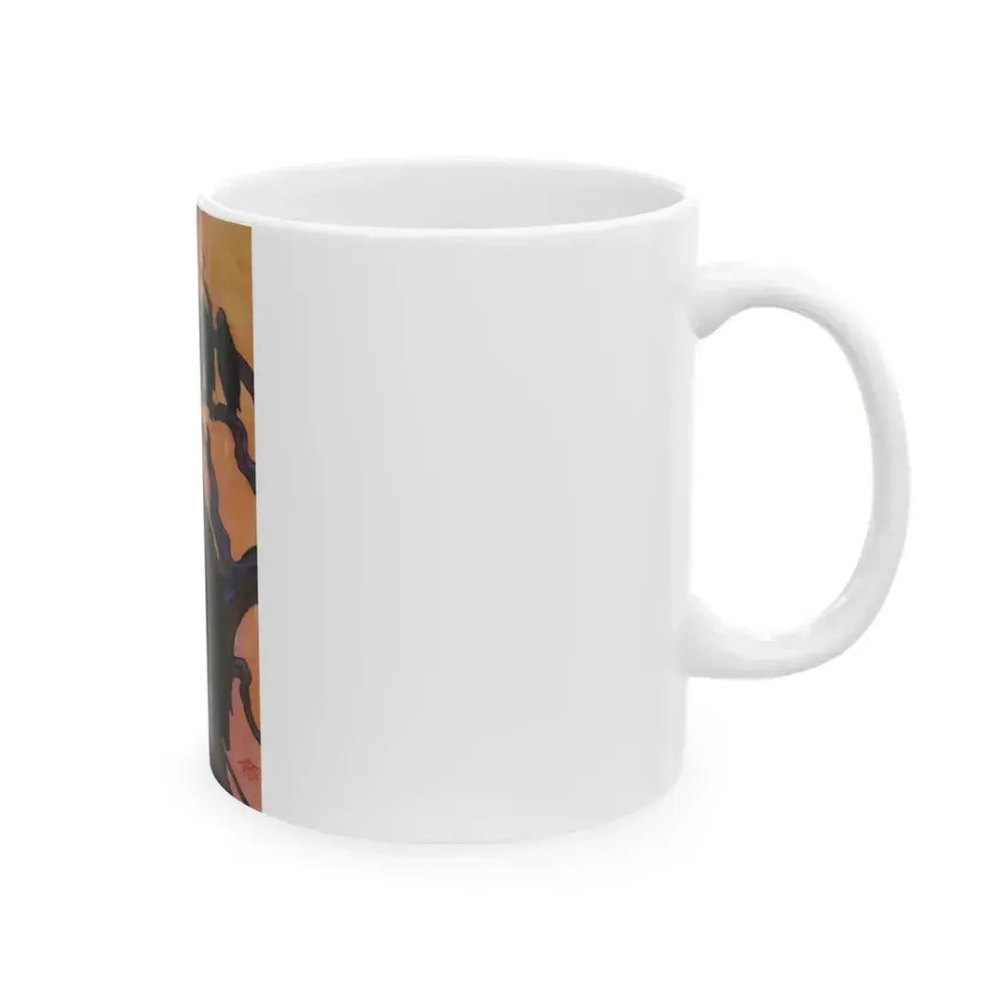 Black Thunder Trail, Wild West Weekly, April 1939 - White Coffee Mug - Go Mug Yourself