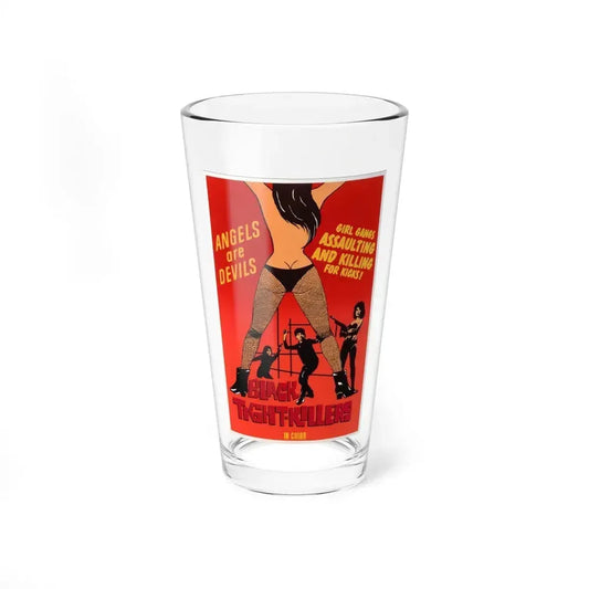 BLACK TIGHT-KILLERS 1966 Movie Poster - Pint Glass 16oz 16oz - Go Mug Yourself