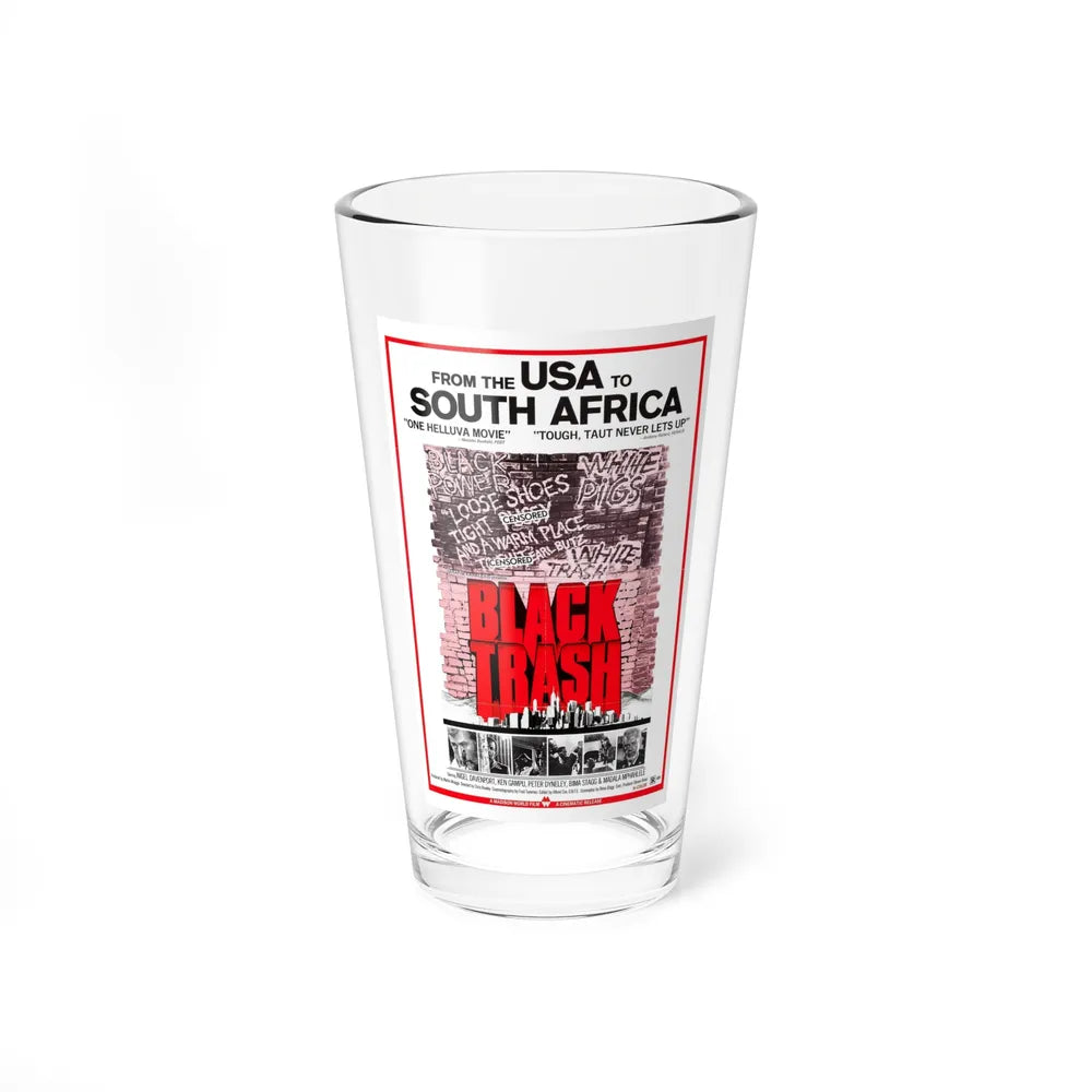 BLACK TRASH (SOUL PATROL) 1976 Movie Poster - Pint Glass 16oz-16oz-Go Mug Yourself