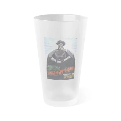 BLACK WHIP AGAINST THE IMPOSTERS 1962 Movie Poster - Frosted Pint Glass 16oz 16oz Frosted - Go Mug Yourself
