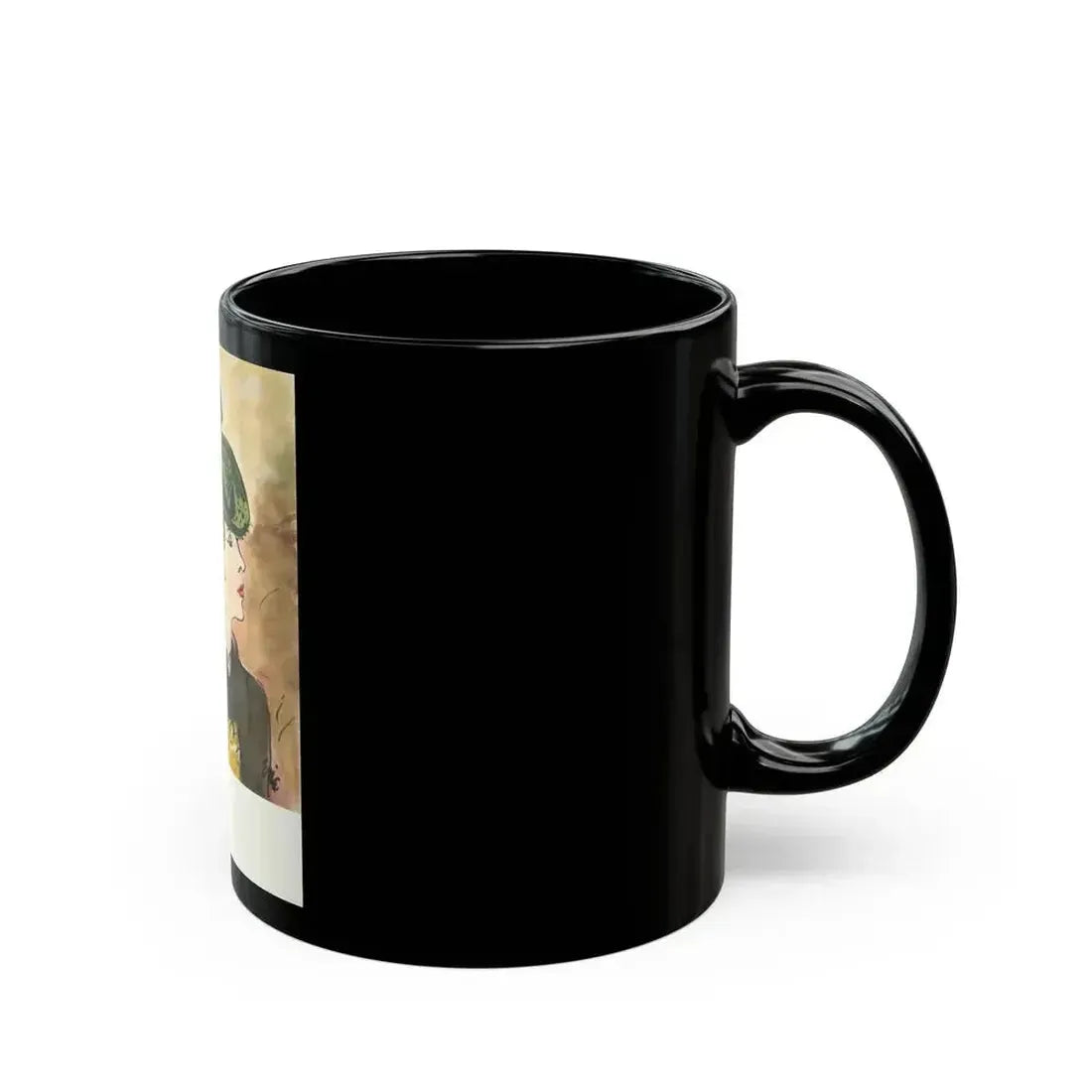 Black with Hunter's Green, 1941 - Black Coffee Mug - Go Mug Yourself