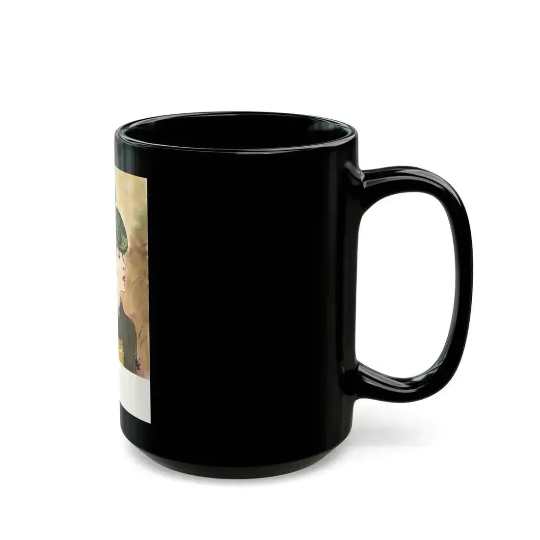 Black with Hunter's Green, 1941 - Black Coffee Mug - Go Mug Yourself