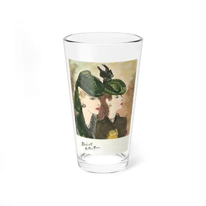 Black with Hunter's Green, 1941 (Magazine Illustration) Pint Glass 16oz 16oz - Go Mug Yourself