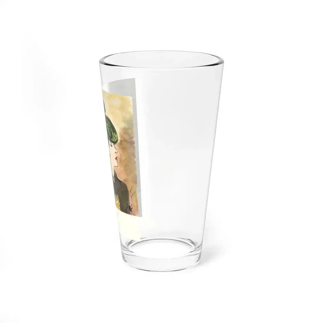 Black with Hunter's Green, 1941 (Magazine Illustration) Pint Glass 16oz - Go Mug Yourself