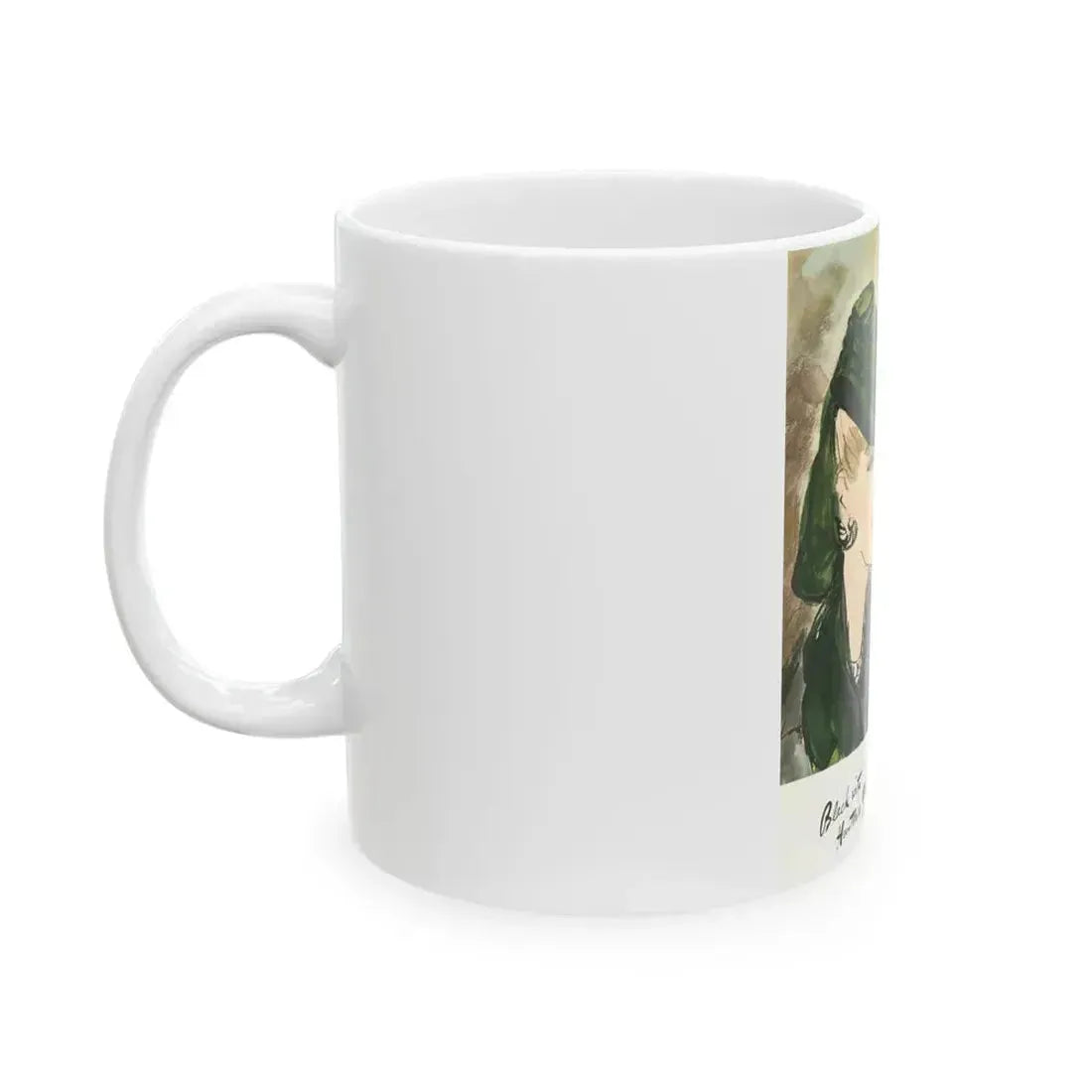 Black with Hunter's Green, 1941 - White Coffee Mug - Go Mug Yourself