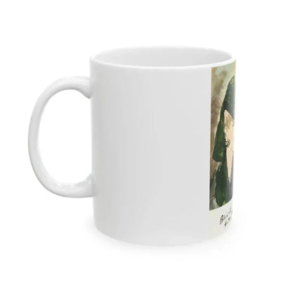 Black with Hunter's Green, 1941 - White Coffee Mug - Go Mug Yourself
