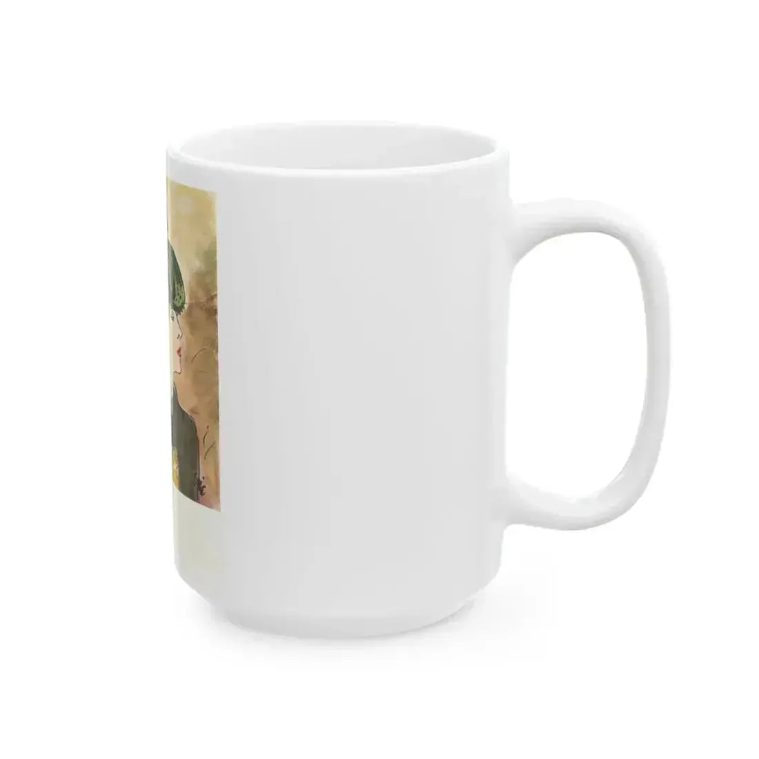 Black with Hunter's Green, 1941 - White Coffee Mug - Go Mug Yourself