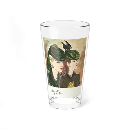 Black with Hunter's Green, 1941 (Magazine Illustration) Pint Glass 16oz-16oz-Go Mug Yourself