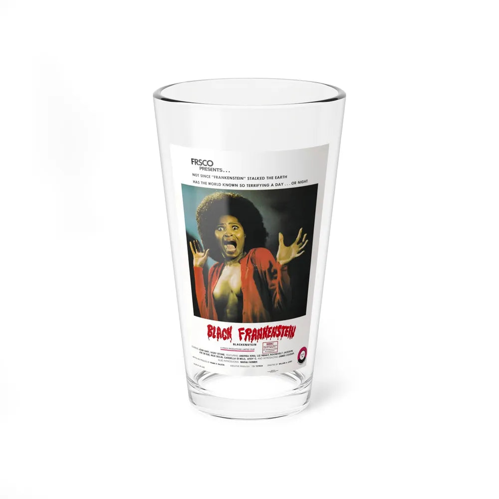 BLACKENSTEIN (BLACK FRANKENSTEIN) 1973 Movie Poster - Pint Glass 16oz-16oz-Go Mug Yourself