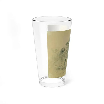 Blackfeet warrior on horseback (Native Americans in Art) Pint Glass 16oz - Go Mug Yourself