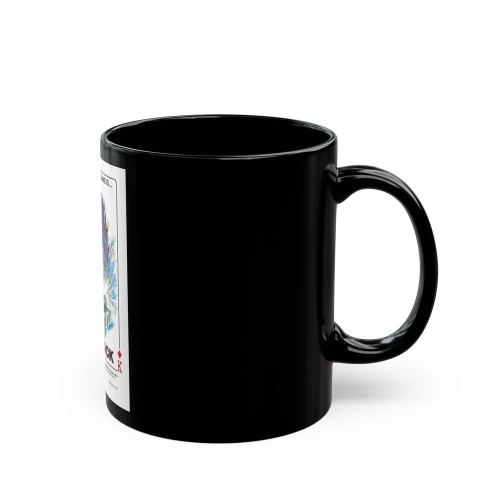 BLACKJACK 1978 Movie Poster - Black Coffee Mug-Go Mug Yourself