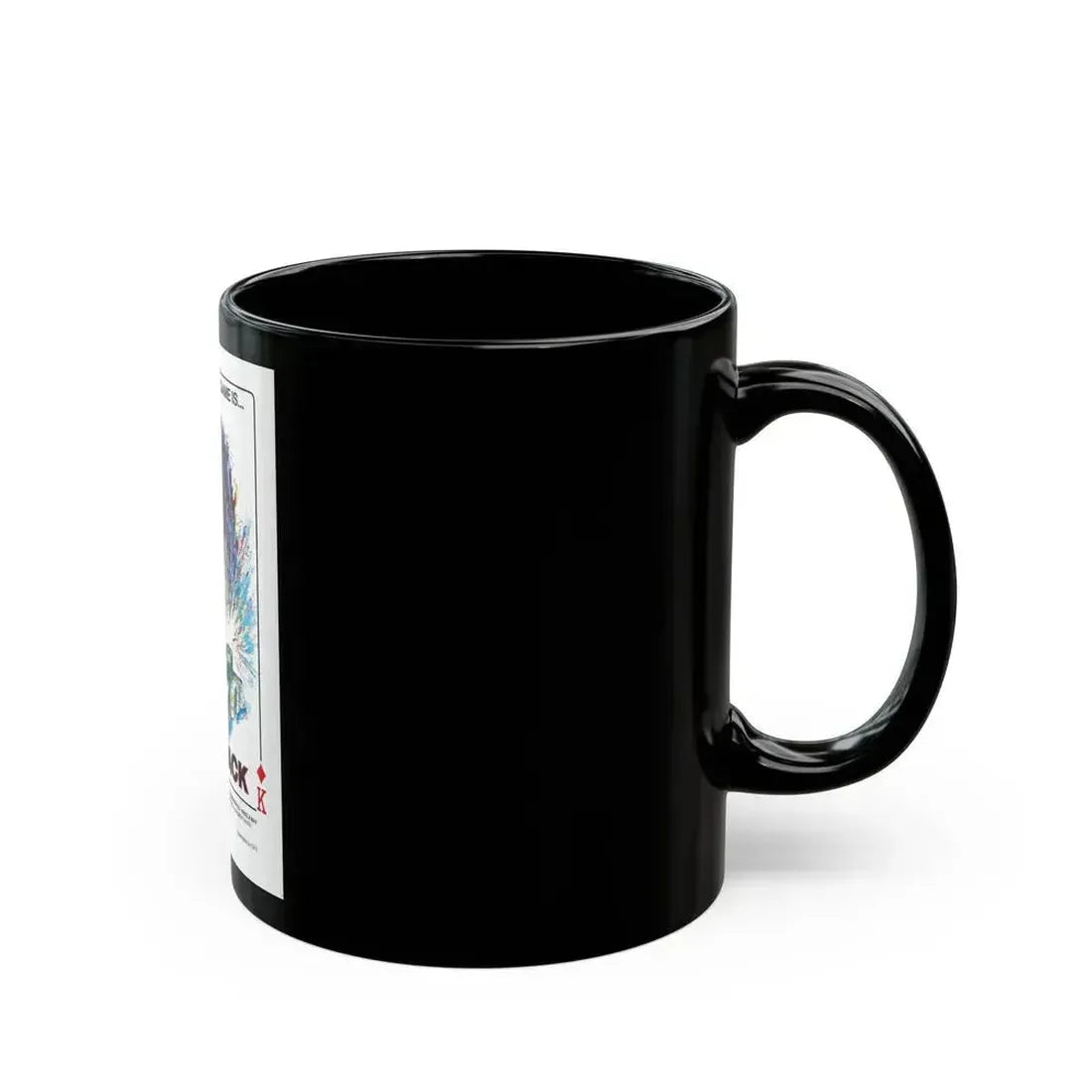 BLACKJACK 1978 Movie Poster - Black Coffee Mug - Go Mug Yourself