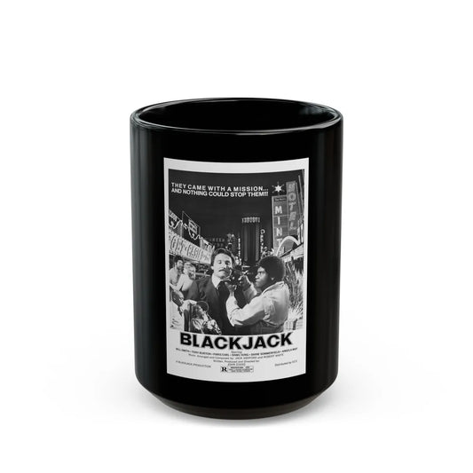 BLACKJACK (2) 1978 Movie Poster - Black Coffee Mug-15oz-Go Mug Yourself