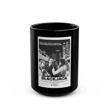 BLACKJACK (2) 1978 Movie Poster - Black Coffee Mug 15oz - Go Mug Yourself