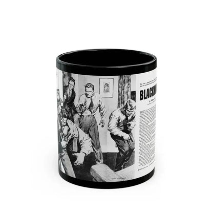 Blackmall (1), Real magazine, January 1953 - Black Coffee Mug 11oz - Go Mug Yourself