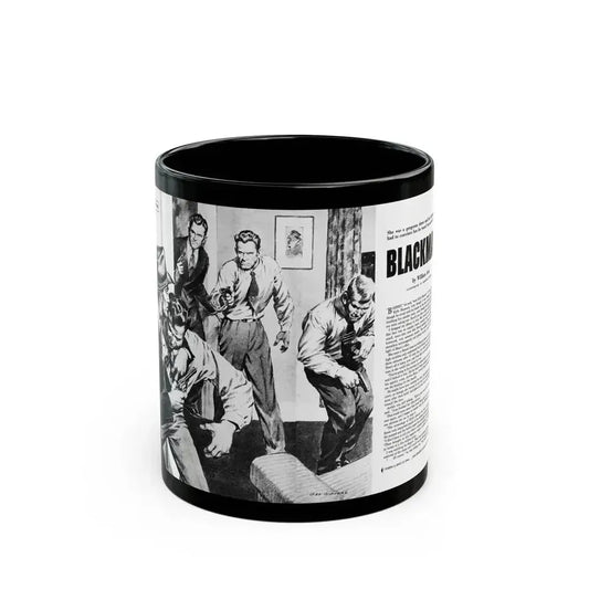 Blackmall (1), Real magazine, January 1953 - Black Coffee Mug 11oz - Go Mug Yourself