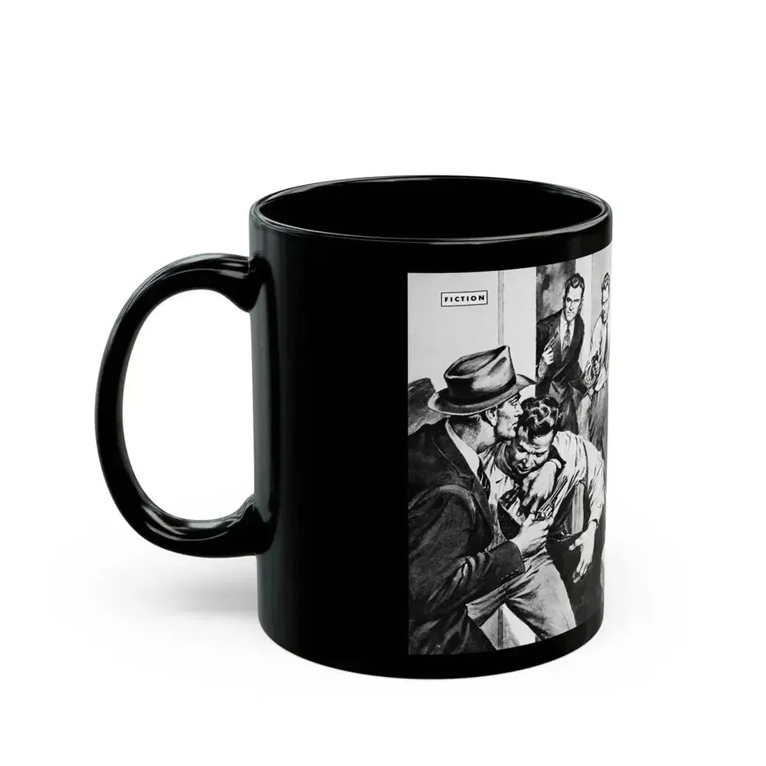 Blackmall (1), Real magazine, January 1953 - Black Coffee Mug - Go Mug Yourself