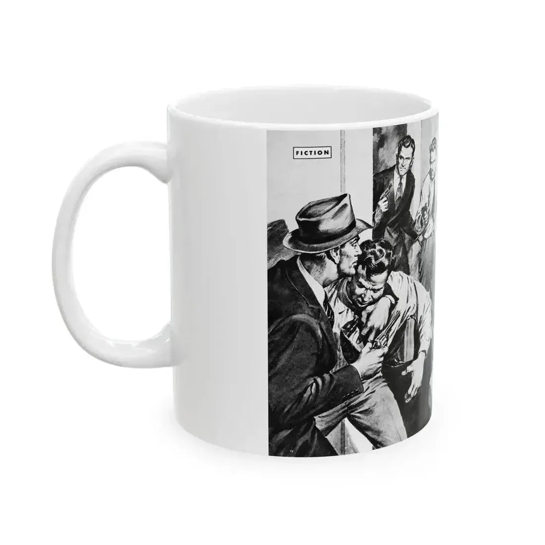 Blackmall (1), Real magazine, January 1953 - White Coffee Mug - Go Mug Yourself