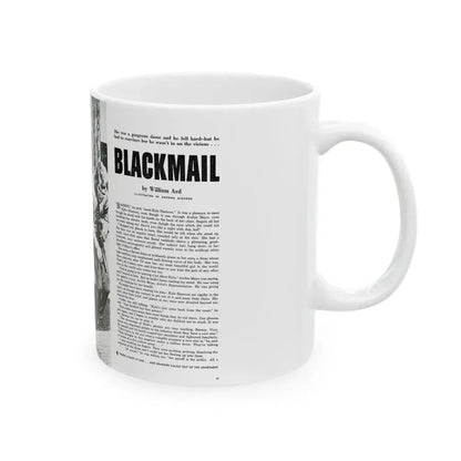 Blackmall (1), Real magazine, January 1953 - White Coffee Mug - Go Mug Yourself