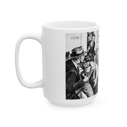 Blackmall (1), Real magazine, January 1953 - White Coffee Mug - Go Mug Yourself