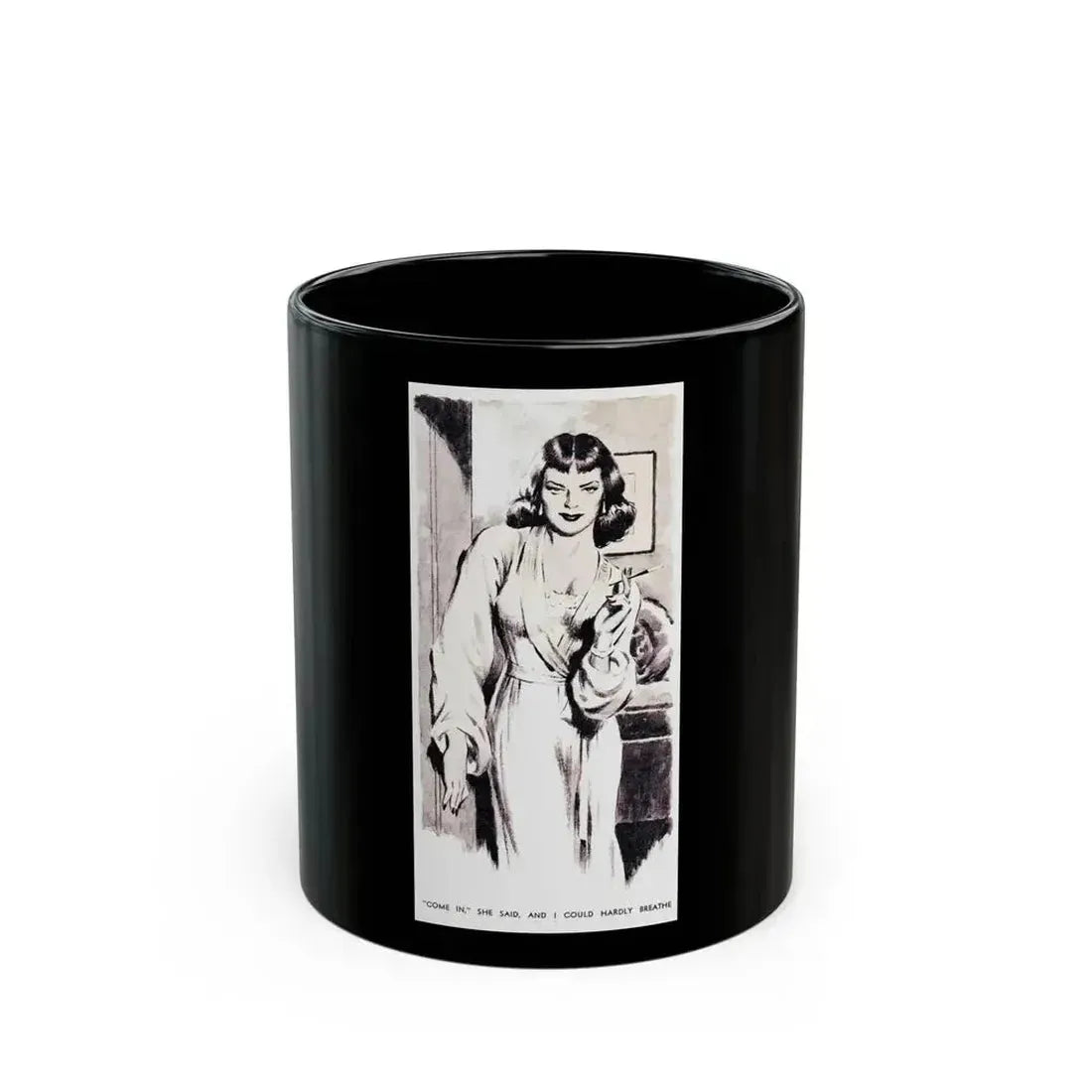 Blackmall (2), Real magazine, January 1953 - Black Coffee Mug 11oz - Go Mug Yourself