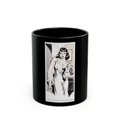 Blackmall (2), Real magazine, January 1953 - Black Coffee Mug 11oz - Go Mug Yourself