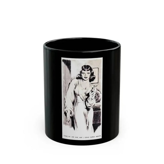 Blackmall (2), Real magazine, January 1953 - Black Coffee Mug 11oz - Go Mug Yourself