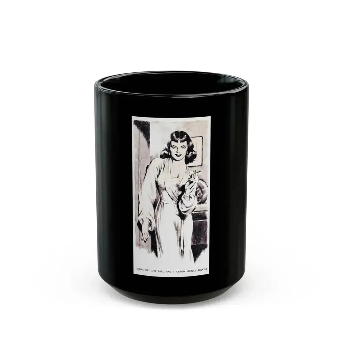 Blackmall (2), Real magazine, January 1953 - Black Coffee Mug 15oz - Go Mug Yourself