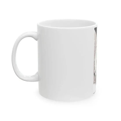 Blackmall (2), Real magazine, January 1953 - White Coffee Mug - Go Mug Yourself