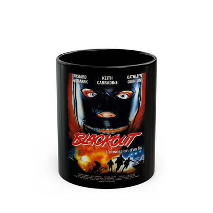 BLACKOUT 1985 Movie Poster - Black Coffee Mug-11oz-Go Mug Yourself