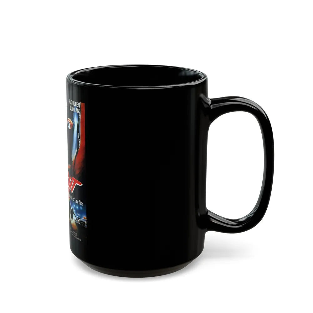 BLACKOUT 1985 Movie Poster - Black Coffee Mug-Go Mug Yourself