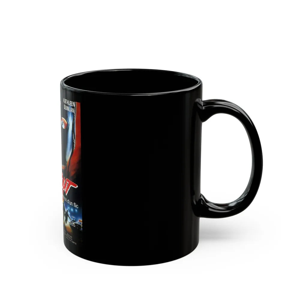 BLACKOUT 1985 Movie Poster - Black Coffee Mug-Go Mug Yourself