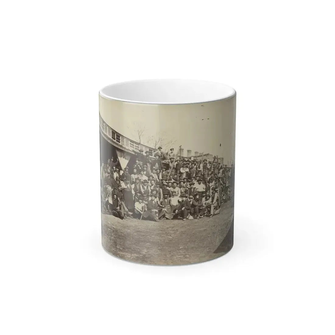 Blacksmith's Shop, Quartermaster's Department, Washington, D.C., April, 1865 (U.S. Civil War) Color Changing Coffee Mug 11oz - Go Mug Yourself