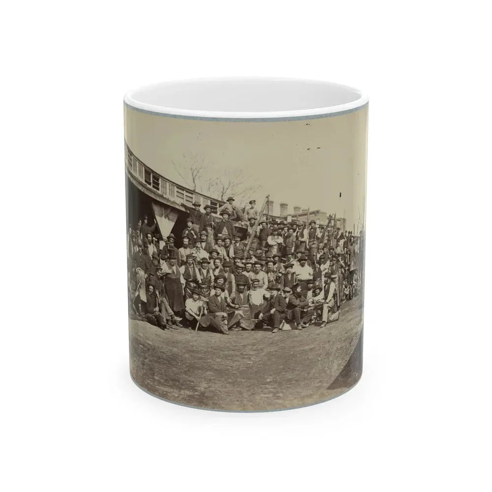 Blacksmith's Shop, Quartermaster's Department, Washington, D.C., April, 1865 (U.S. Civil War) White Coffee Mug 11oz - Go Mug Yourself