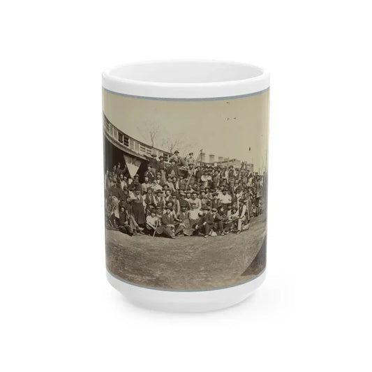 Blacksmith's Shop, Quartermaster's Department, Washington, D.C., April, 1865 (U.S. Civil War) White Coffee Mug 15oz - Go Mug Yourself