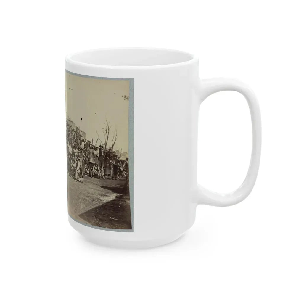 Blacksmith's Shop, Quartermaster's Department, Washington, D.C., April, 1865 (U.S. Civil War) White Coffee Mug - Go Mug Yourself