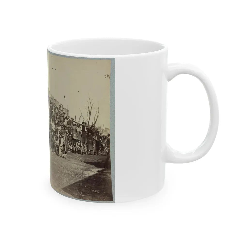 Blacksmith's Shop, Quartermaster's Department, Washington, D.C., April, 1865 (U.S. Civil War) White Coffee Mug - Go Mug Yourself