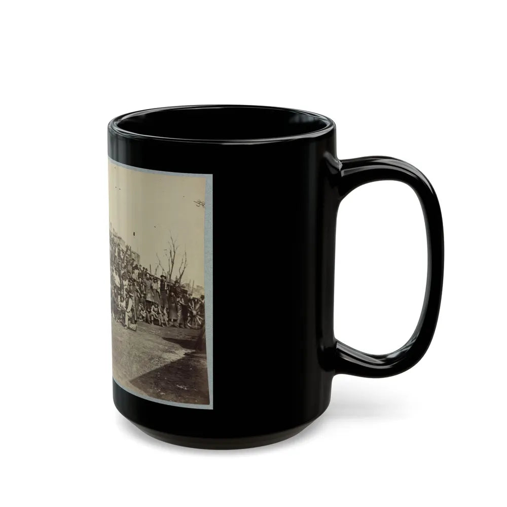 Blacksmith's Shop, Quartermaster's Department, Washington, D.C., April, 1865 (U.S. Civil War) Black Coffee Mug-Go Mug Yourself